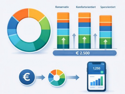 Haushaltsbuch-Regeln im Vergleich: Prozentuale Budgetaufteilung als übersichtliche Tabelle