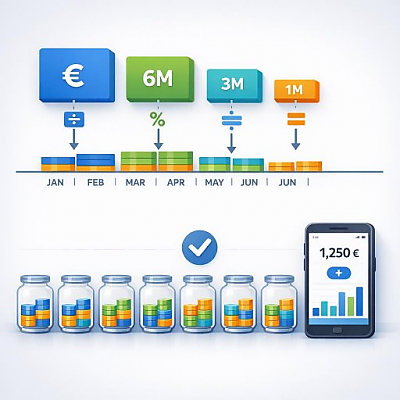 Persönlicher Ausgabenrhythmus: So machen Sie unregelmäßige Kosten monatlich planbar