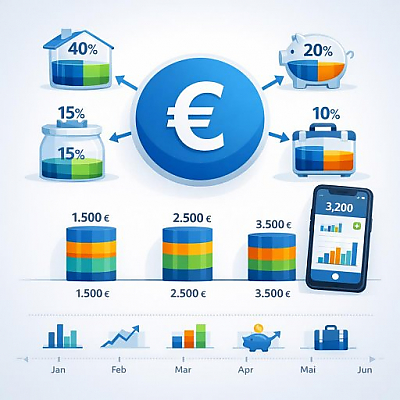 Was ist eine Ausgabenquote? Einfache Erklärung mit Vergleichs-Tabelle für Ihr digitales Haushaltsbuch