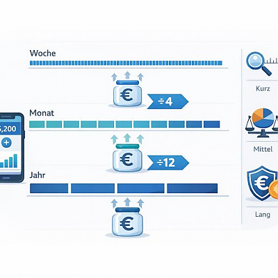 Budgetperioden im digitalen Haushaltsbuch: Monatliche, wöchentliche und jährliche Budgets einfach erklärt
