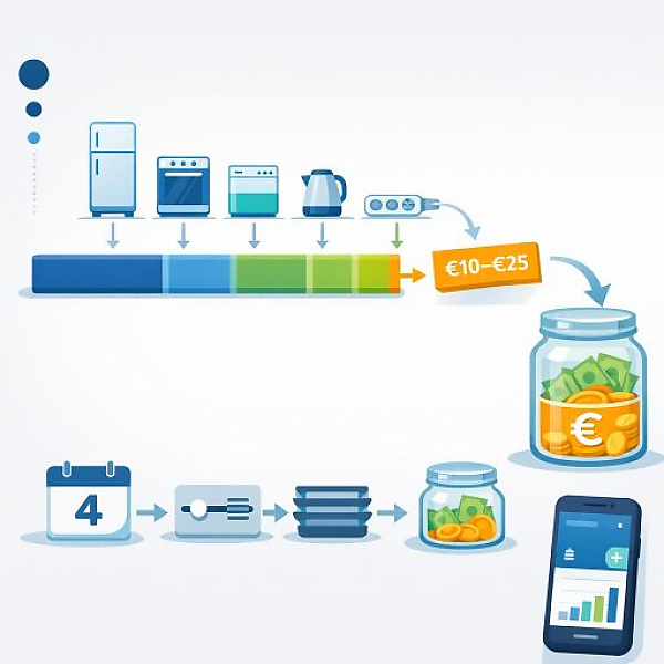 Cut Spring Electricity Costs in the Kitchen: How to Save €10–€25 per Month