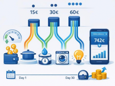 Spring Energy Costs in Everyday Life: How to Save €15–€60 per Month Depending on Household Size
