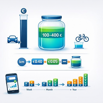 Spring Rides Cost Check: How Much Money You Save by Biking Instead of Driving