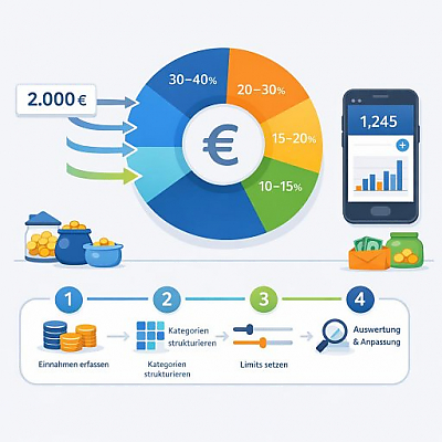 Basis-Budget im Haushaltsbuch: Einfache Definition und Anleitung in 4 Schritten