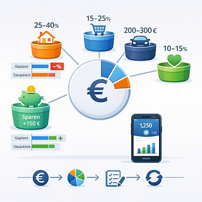 Was ist ein persönlicher Budgetplan? Einfache Definition mit Schritt-für-Schritt-Anleitung für Ihr digitales Haushaltsbuch