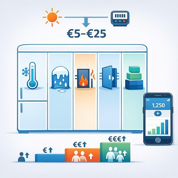 Cut Summer Electricity Costs: How to Save €5–€25 a Month With Your Refrigerator and Freezer