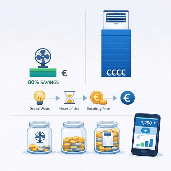 Summer Fan Instead of an Air Conditioner: How to Save Up to 80% on Electricity Costs