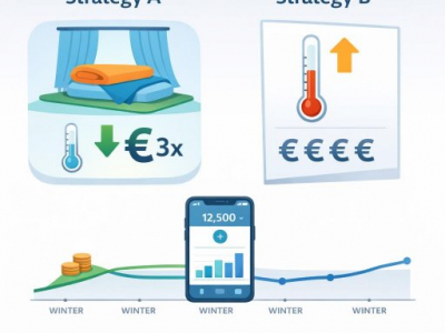 Winter Living Room Cost Showdown: Throw Blanket and Rug vs. Turning Up the Heat