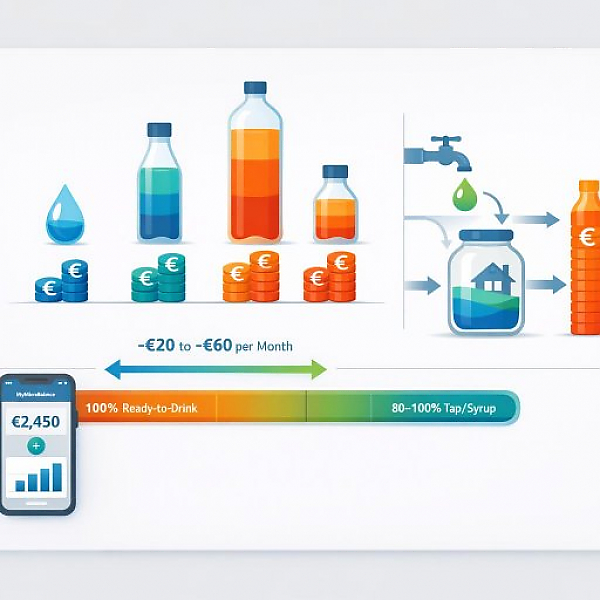 Cut Everyday Summer Drink Costs: How Tap Water and Syrup Can Save You Up to €60 a Month