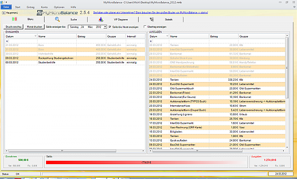 NEU: MyMicroBalance Version 2.5.4