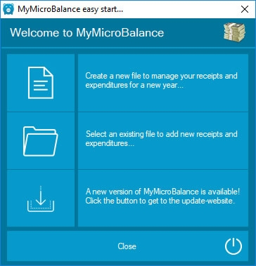 Update notification in MyMicroBalance Update notification in MyMicroBalance
