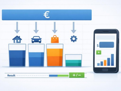 Budgetrahmen im digitalen Haushaltsbuch: Einfache Definition mit klarer Zuordnungs-Liste