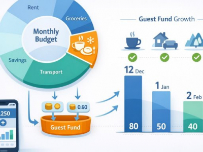 Winter Guests in Your Household Budget: How to Give Spontaneous December Visitors a Fixed Budget Without Blowing Up Your Bank Account