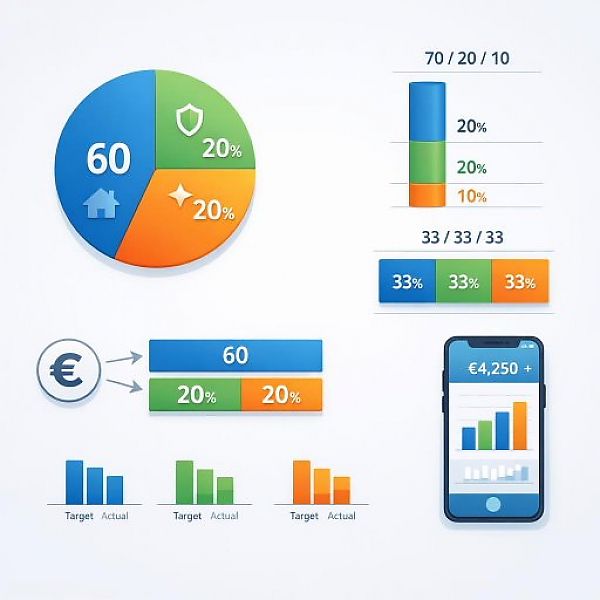 Budget Rules Compared: The 60/20/20 Rule Explained Simply With a Real-World Example