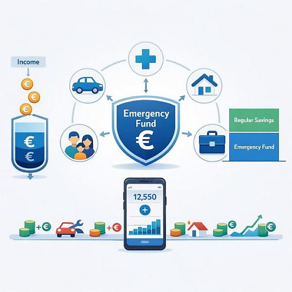 What Is an Emergency Fund Budget? Simple Definition with a Step-by-Step Guide in a Digital Budget Planner
