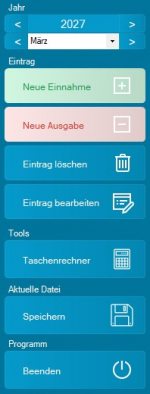 Linkes Hauptmenue in MyMicroBalance 2026 Linkes Hauptmenue in MyMicroBalance 2026