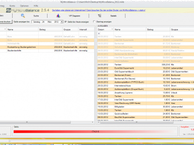 NEU: MyMicroBalance Version 2.5.4