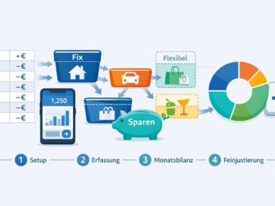 Haushaltsbuch starten in 10 Minuten: Vom ersten Eintrag zur einfachen Monatsauswertung