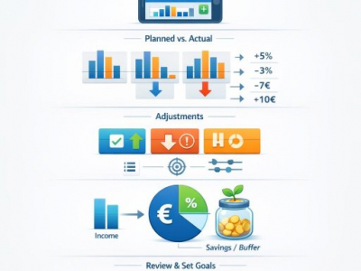 Reviewing Your Monthly Budget in a Digital Household Budget Book: Step-by-Step Guide With an Evaluation Checklist